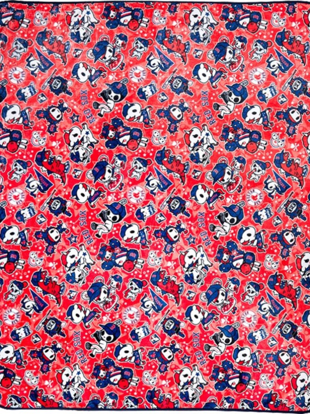 Boston Red Sox tokidoki 60" x 50" Plush Blanket New with tags Retails for $79